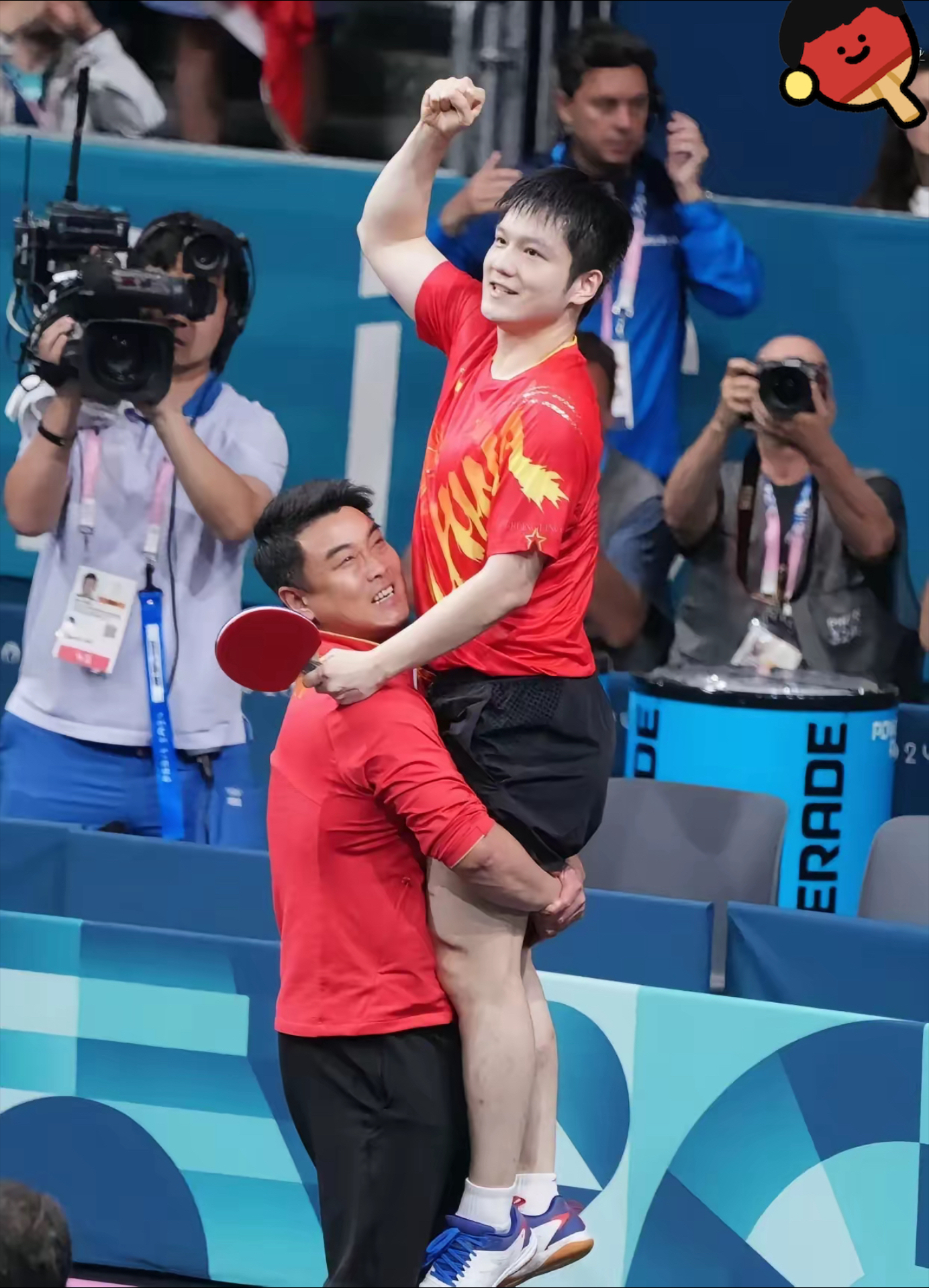 德国队逆转韩国队，王皓点燃赛场